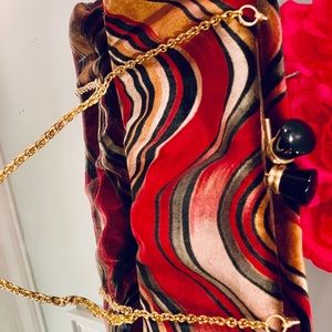 Vintage Velvet chain purse